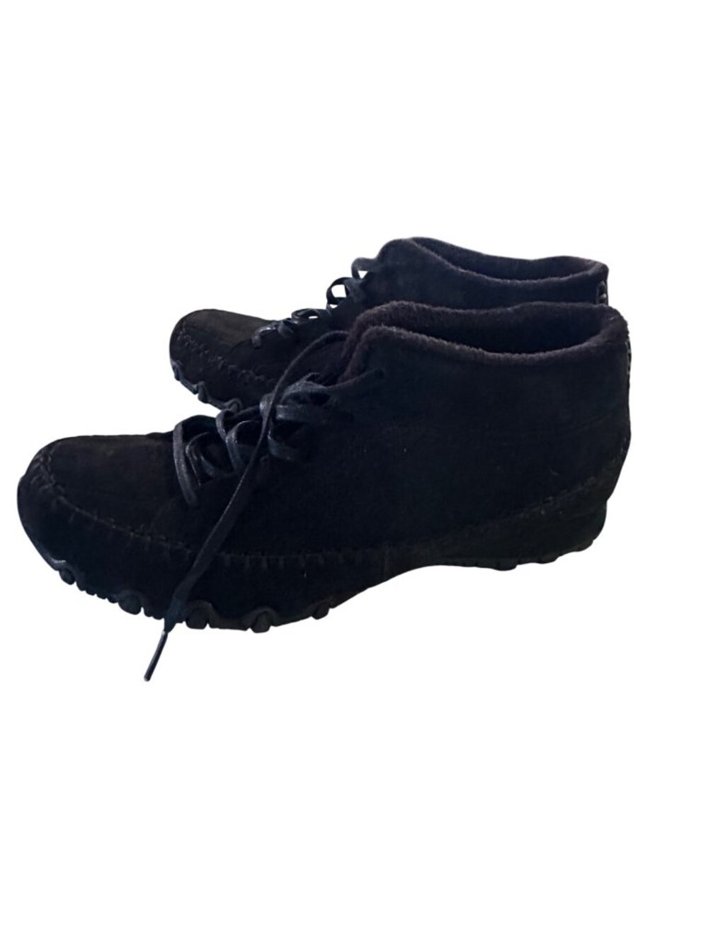 Skechers Relaxed Fit black leather comfort shoes size 9.5